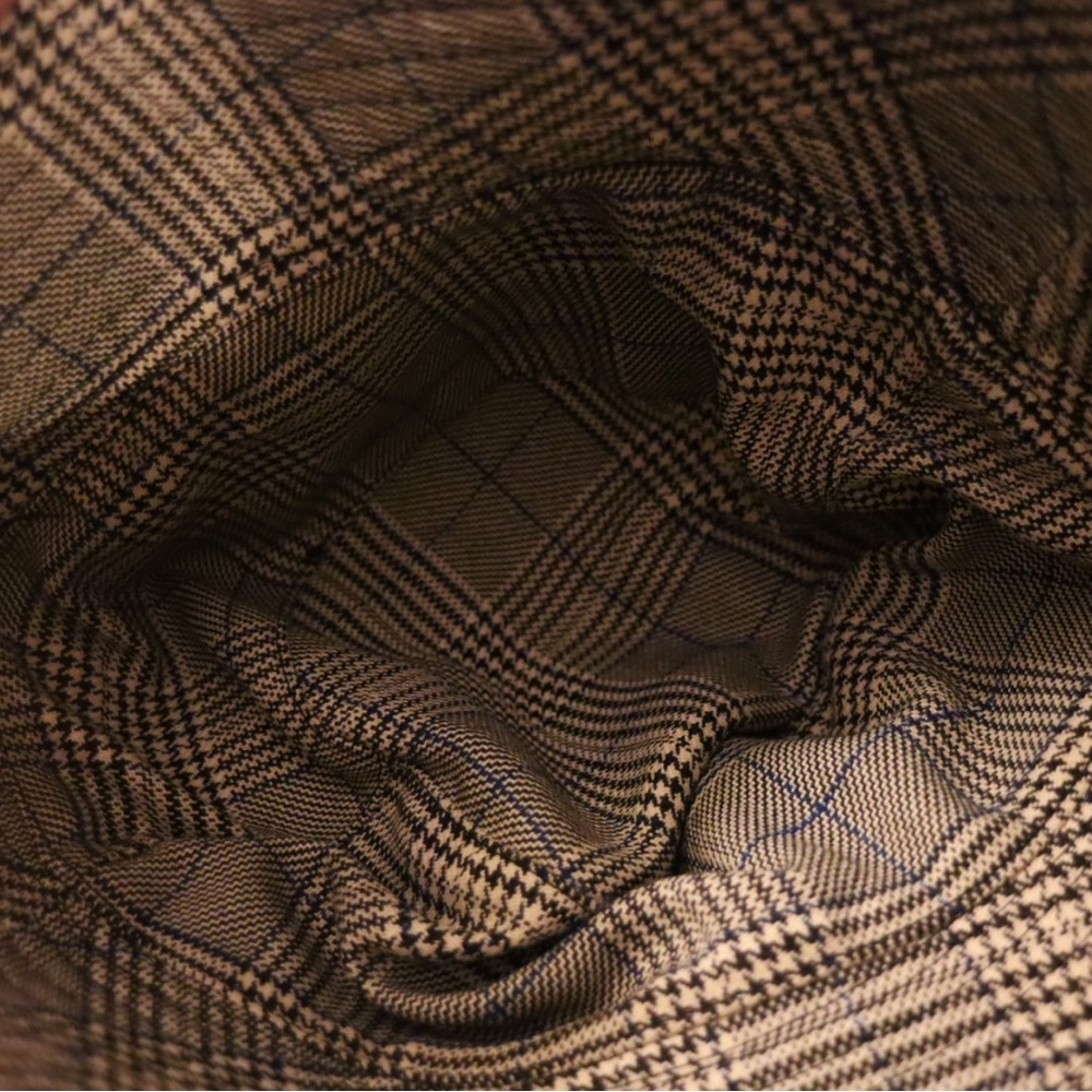 Unisex BLACK LEATHER BUCKET HAT - Picture 3 of 3